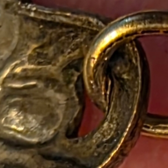 COPY - Antique VRare Rare x3 cameos Slave Bracelet Marked Numerous Places 925 - Picture 13 of 15